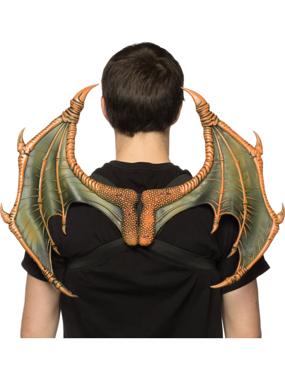Supersoft Orange Mini Dragon Wings Costume Accessory